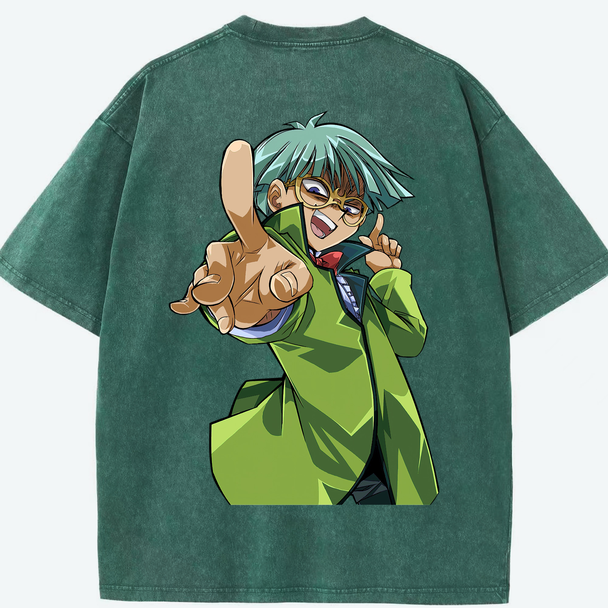 （画像用） 遊☆戯☆王 Yu-Gi-Oh! 綿100% ヴィンテージ風 半袖Tシャツ（背面プリント）